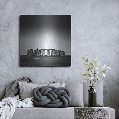 Luxe Metal Art 'Stonehenge' by Nina Papiorek, Metal Wall Art,36x36