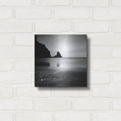 Luxe Metal Art 'Talisker Bay' by Nina Papiorek, Metal Wall Art,12x12