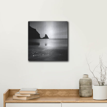 Luxe Metal Art 'Talisker Bay' by Nina Papiorek, Metal Wall Art,12x12