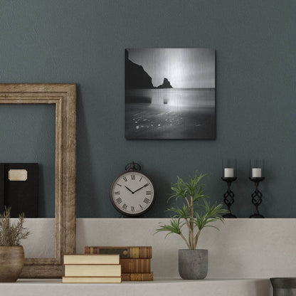 Luxe Metal Art 'Talisker Bay' by Nina Papiorek, Metal Wall Art,12x12