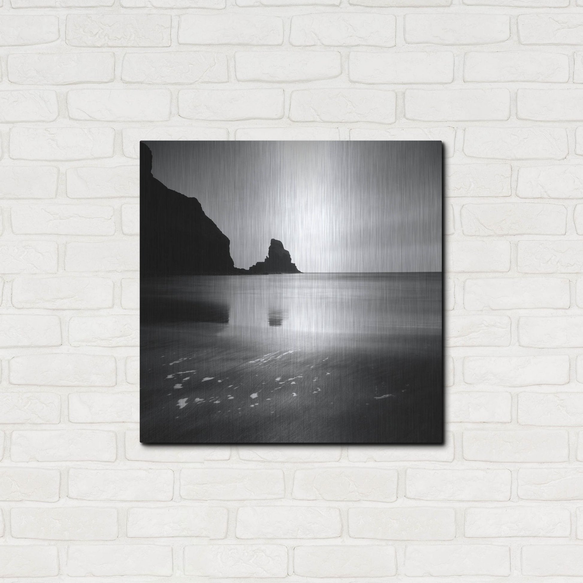 Luxe Metal Art 'Talisker Bay' by Nina Papiorek, Metal Wall Art,24x24