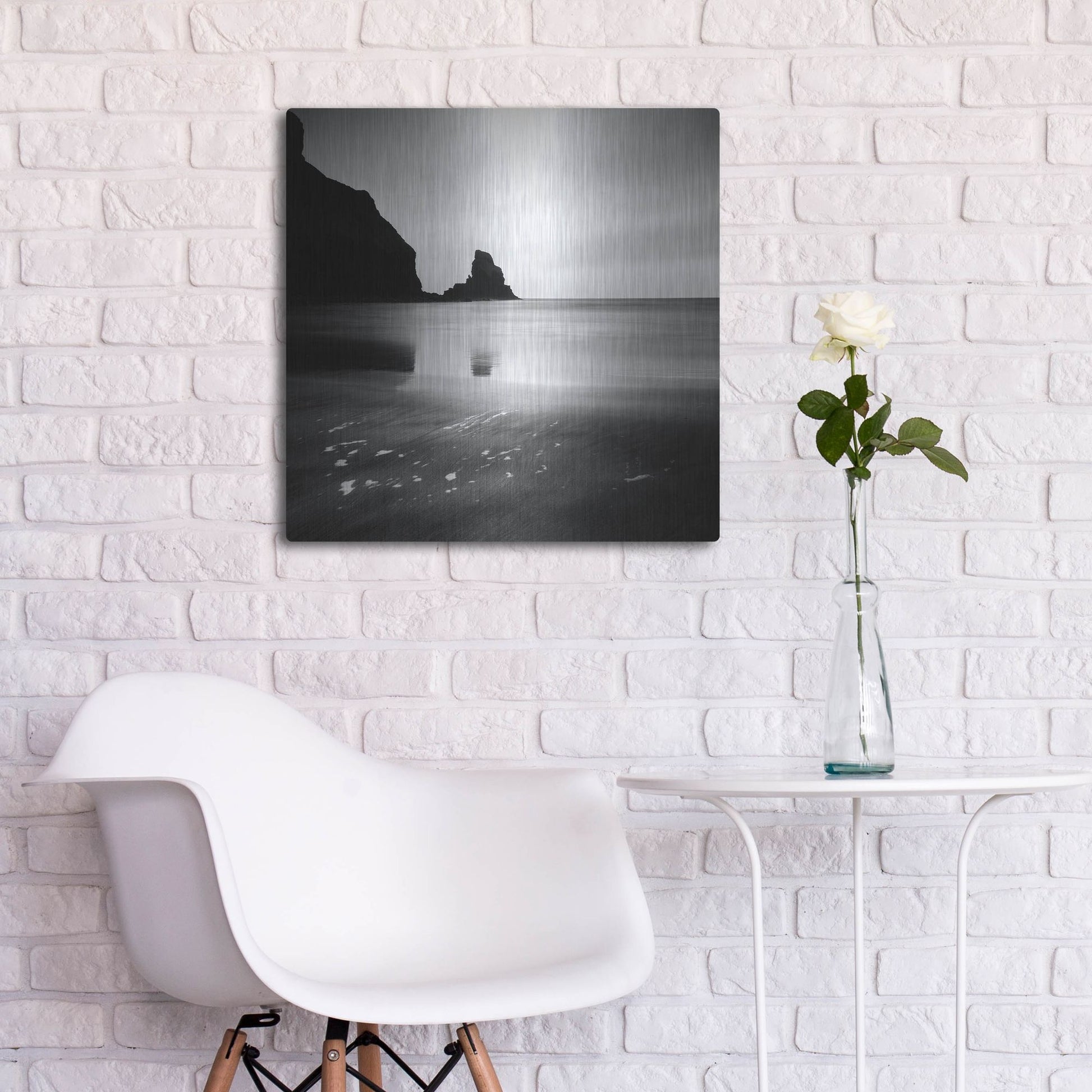 Luxe Metal Art 'Talisker Bay' by Nina Papiorek, Metal Wall Art,24x24