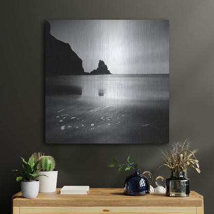 Luxe Metal Art 'Talisker Bay' by Nina Papiorek, Metal Wall Art,24x24