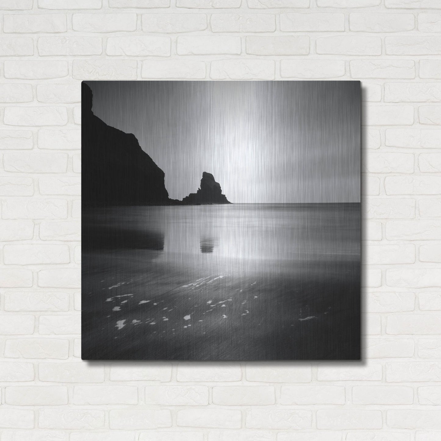 Luxe Metal Art 'Talisker Bay' by Nina Papiorek, Metal Wall Art,36x36