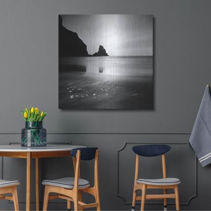 Luxe Metal Art 'Talisker Bay' by Nina Papiorek, Metal Wall Art,36x36