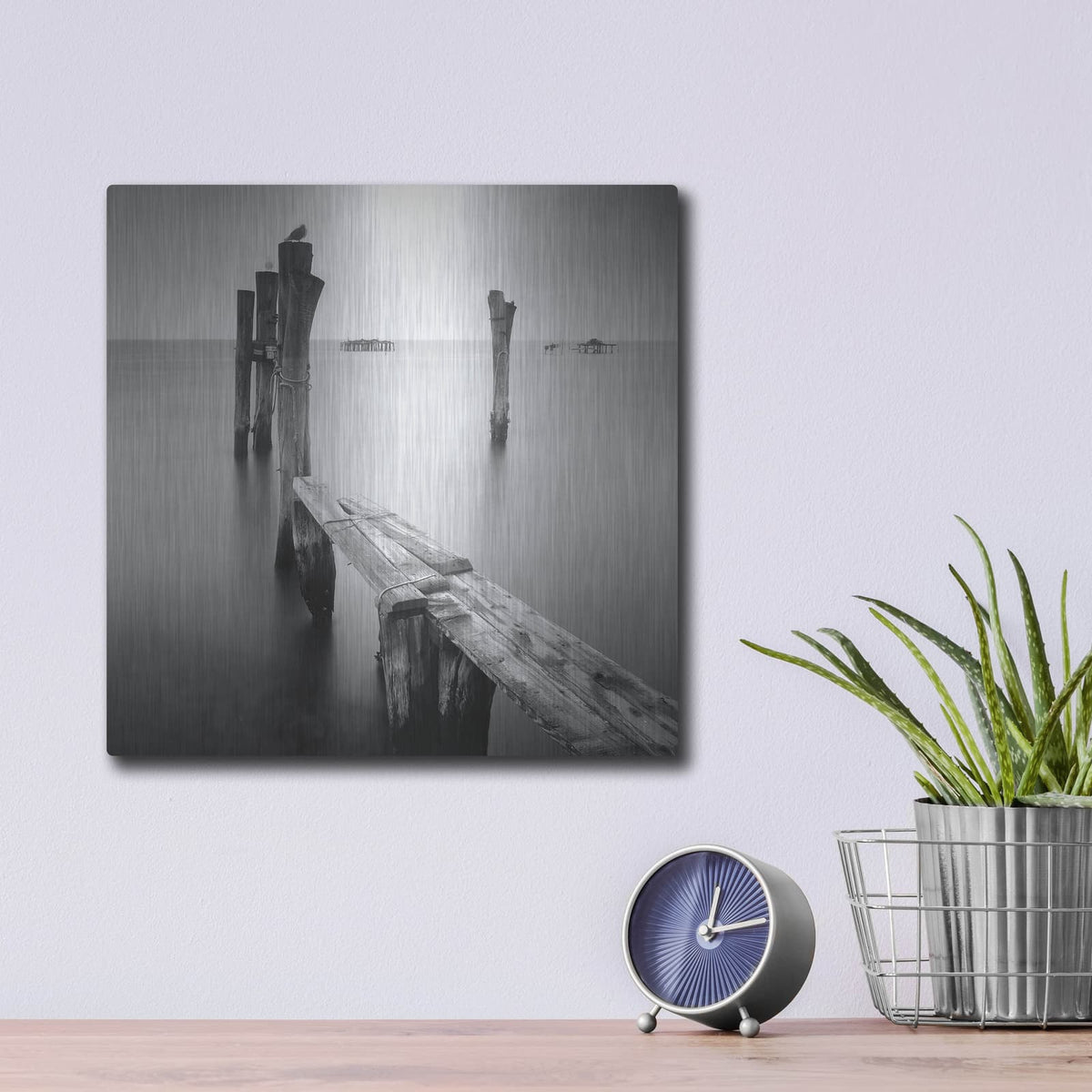 'Venice Path' by Nina Papiorek – Metal Wall Art, 12x12 room view