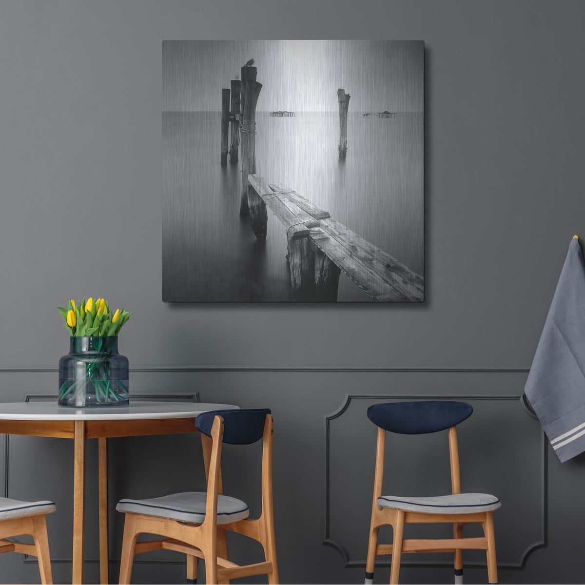 'Venice Path' by Nina Papiorek – Metal Wall Art, 36x36 room view
