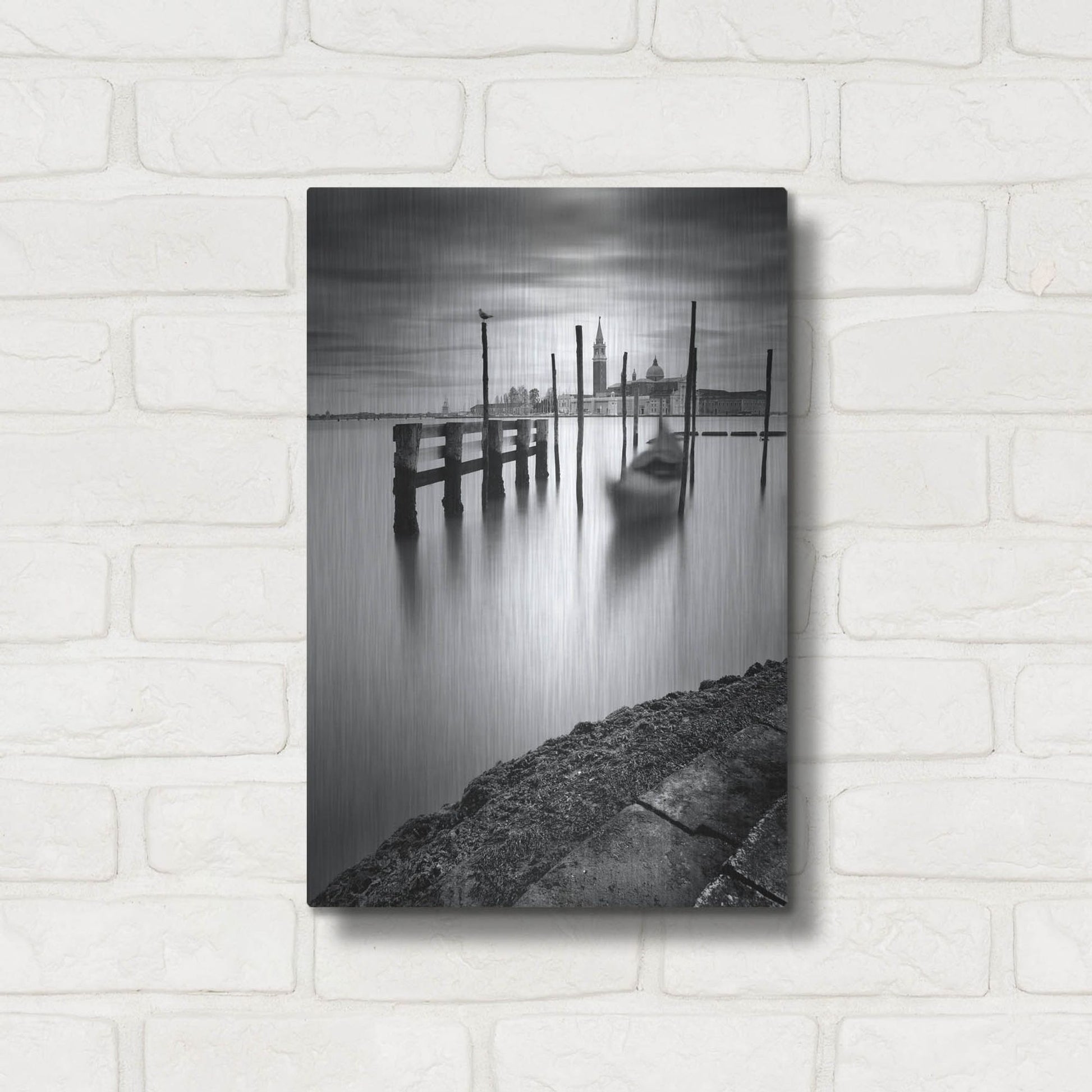 Luxe Metal Art 'Venice San Marco' by Nina Papiorek, Metal Wall Art,12x16