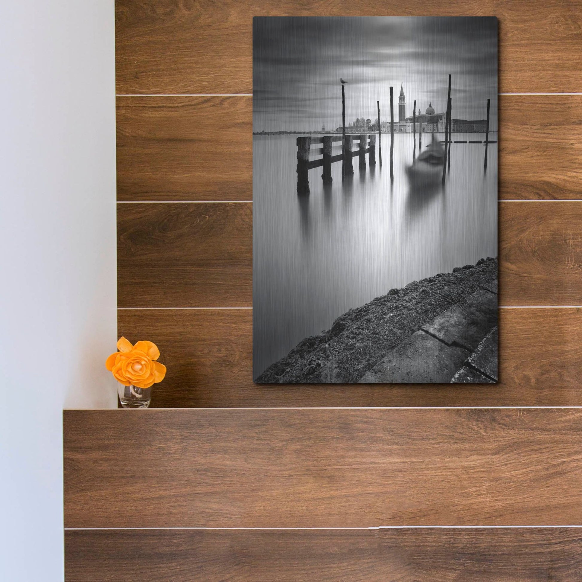 Luxe Metal Art 'Venice San Marco' by Nina Papiorek, Metal Wall Art,12x16