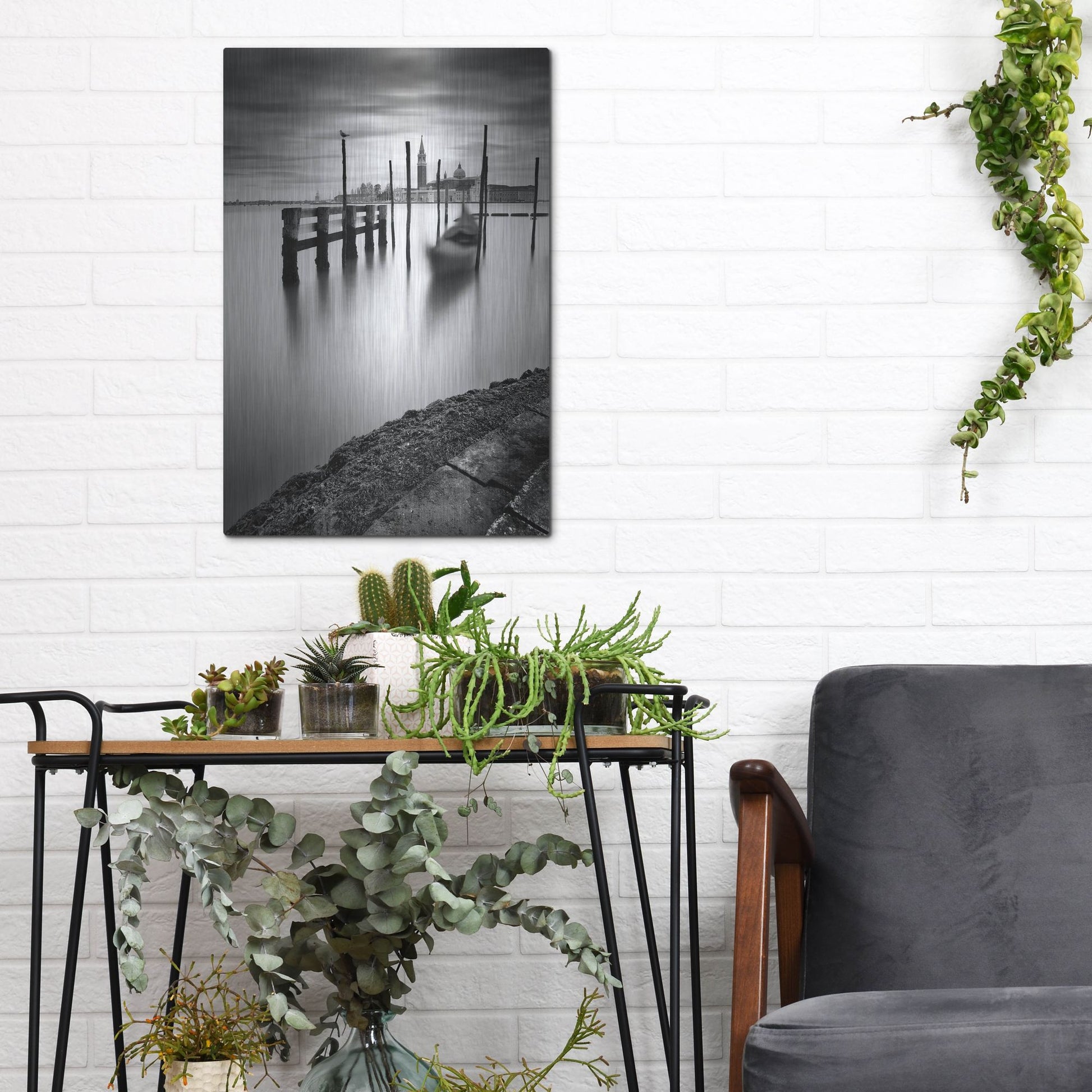 Luxe Metal Art 'Venice San Marco' by Nina Papiorek, Metal Wall Art,12x16