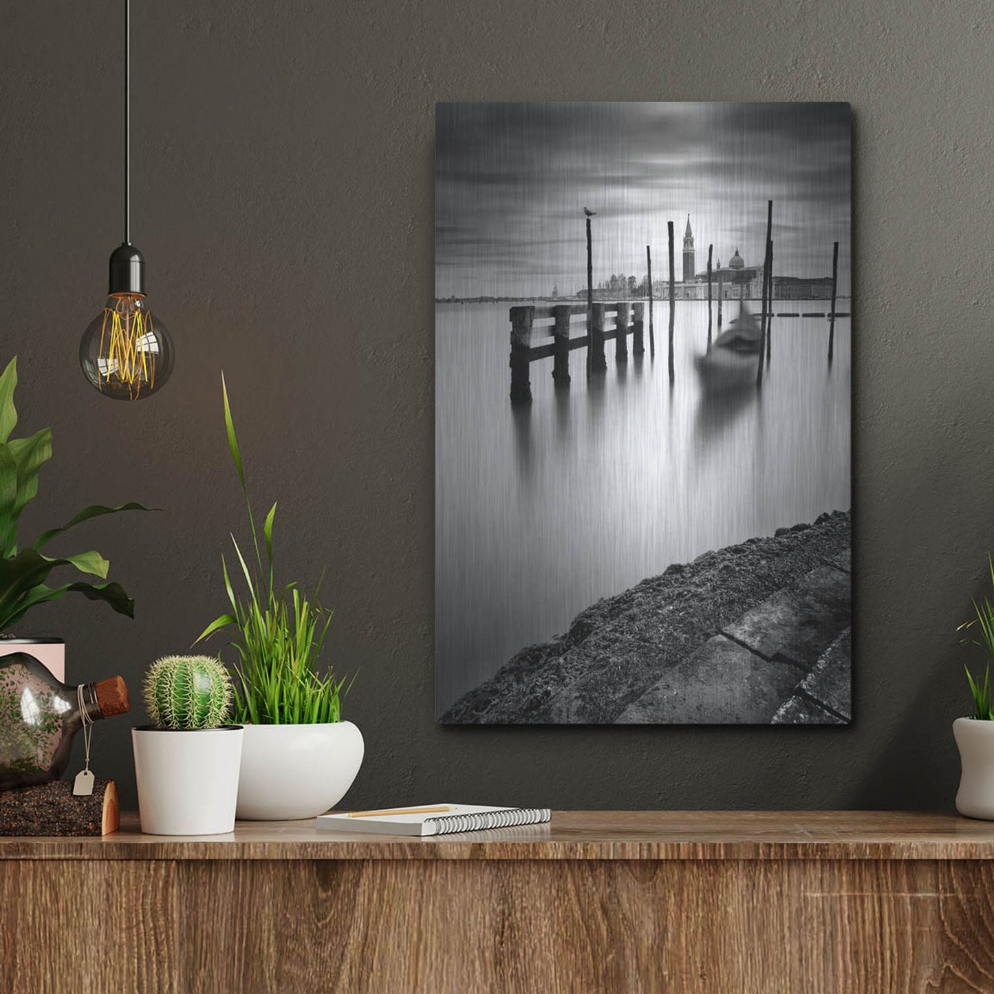 Luxe Metal Art 'Venice San Marco' by Nina Papiorek, Metal Wall Art,12x16