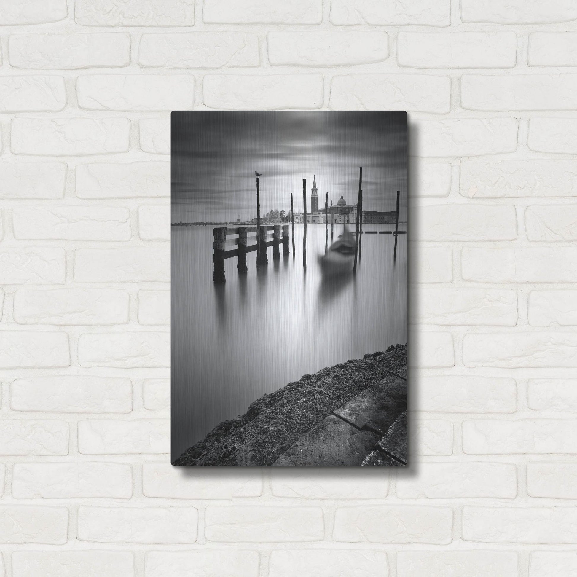 Luxe Metal Art 'Venice San Marco' by Nina Papiorek, Metal Wall Art,16x24