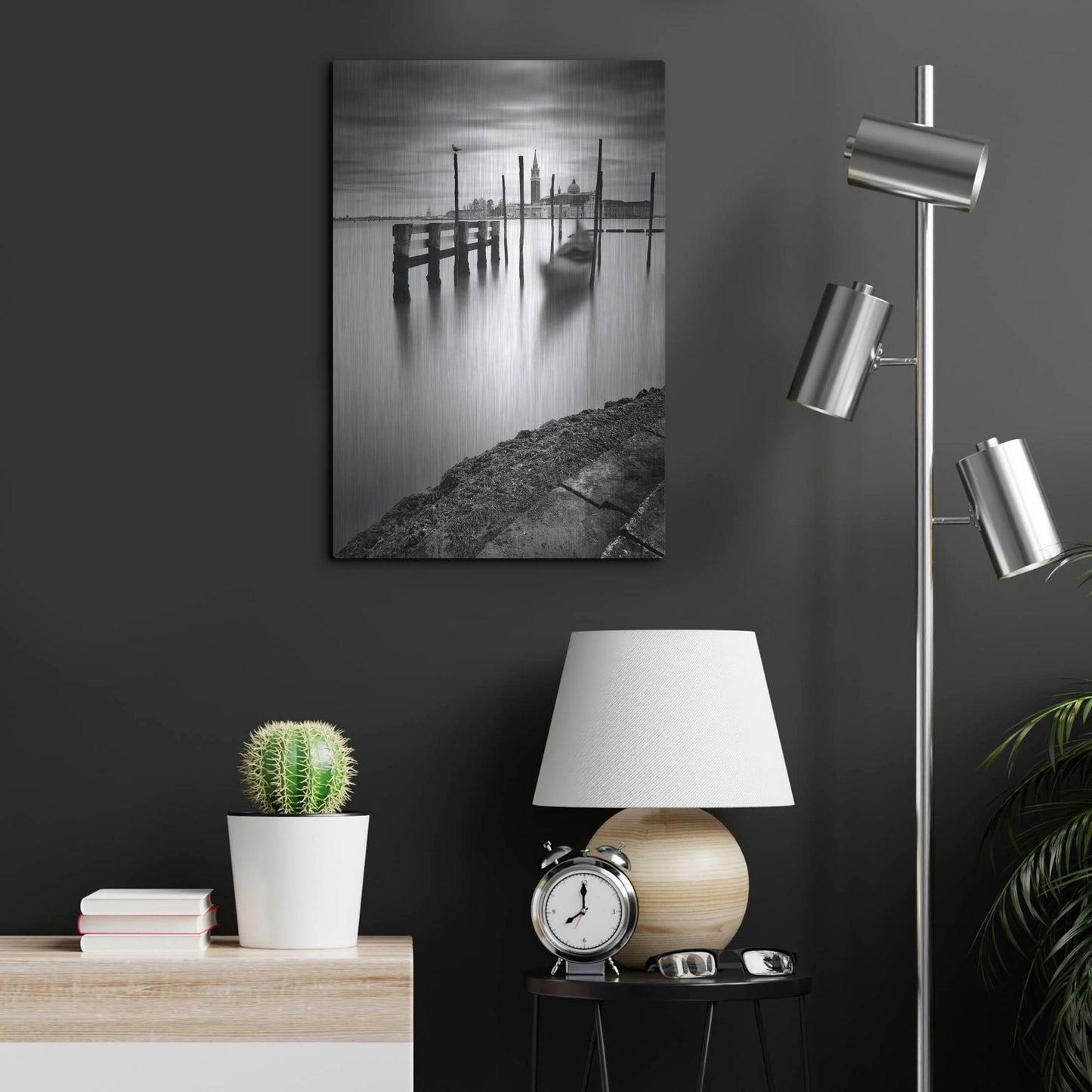 Luxe Metal Art 'Venice San Marco' by Nina Papiorek, Metal Wall Art,16x24