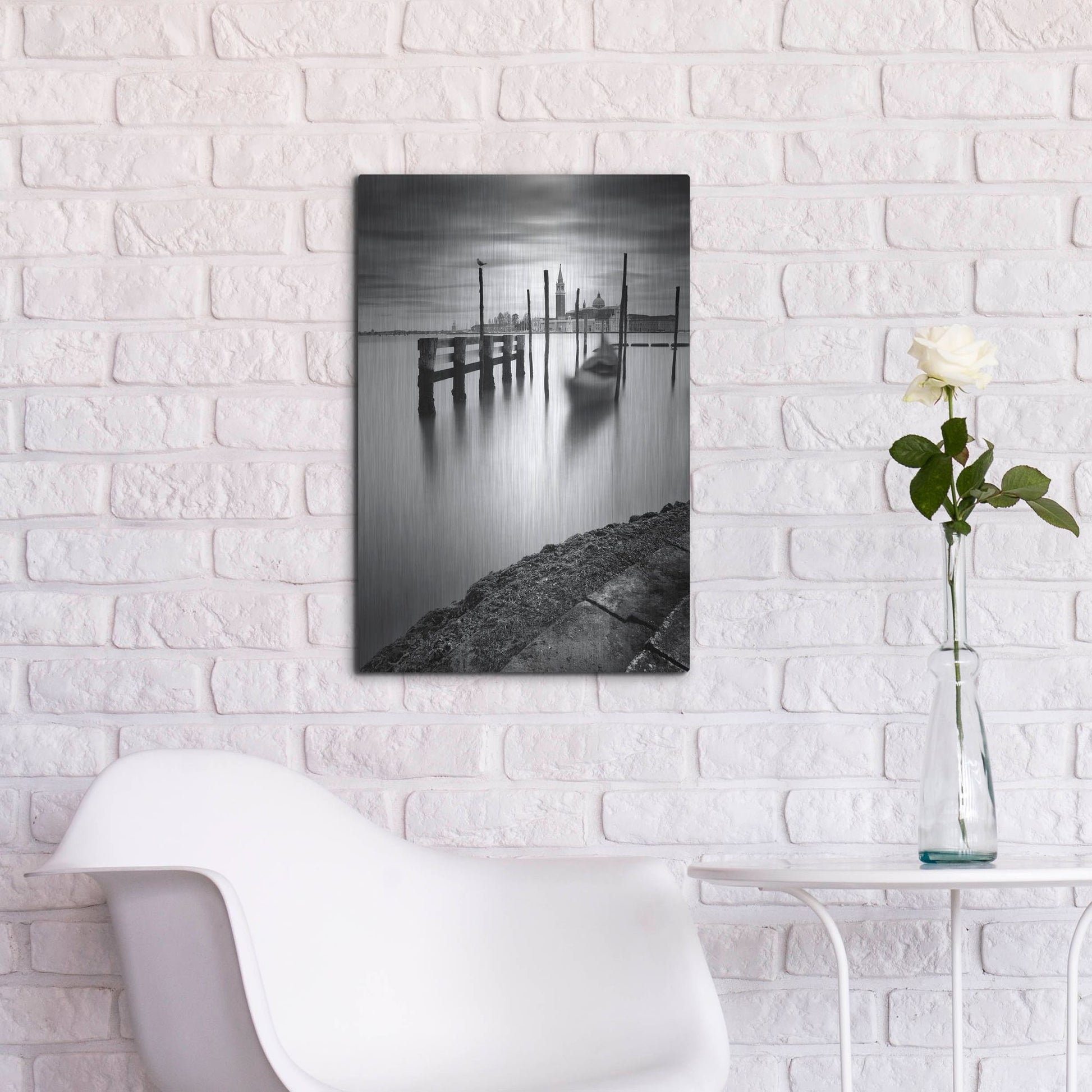 Luxe Metal Art 'Venice San Marco' by Nina Papiorek, Metal Wall Art,16x24