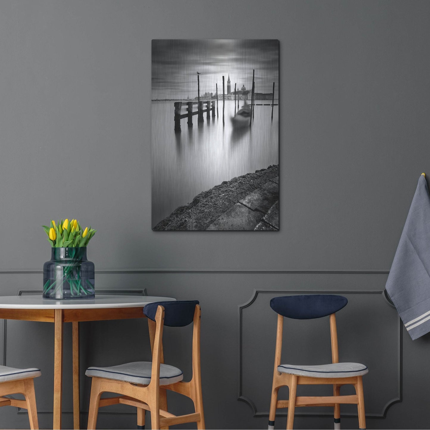 Luxe Metal Art 'Venice San Marco' by Nina Papiorek, Metal Wall Art,24x36