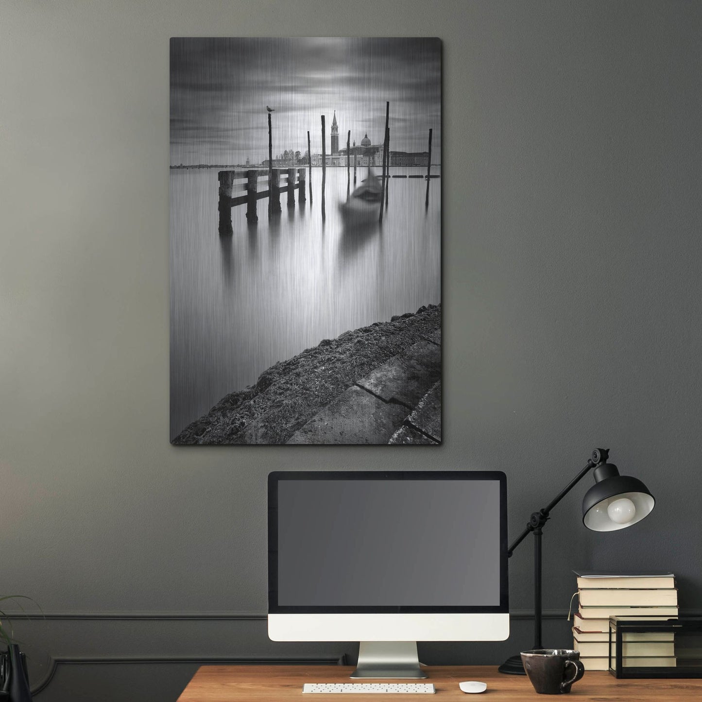 Luxe Metal Art 'Venice San Marco' by Nina Papiorek, Metal Wall Art,24x36