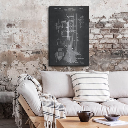 Luxe Metal Art 'Electron Discharge Device' by Luxe Portfolio, Metal Wall Art,24x36