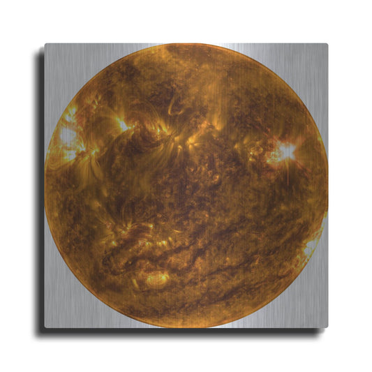Luxe Metal Art 'The Sun copy' by Luxe Portfolio, Metal Wall Art