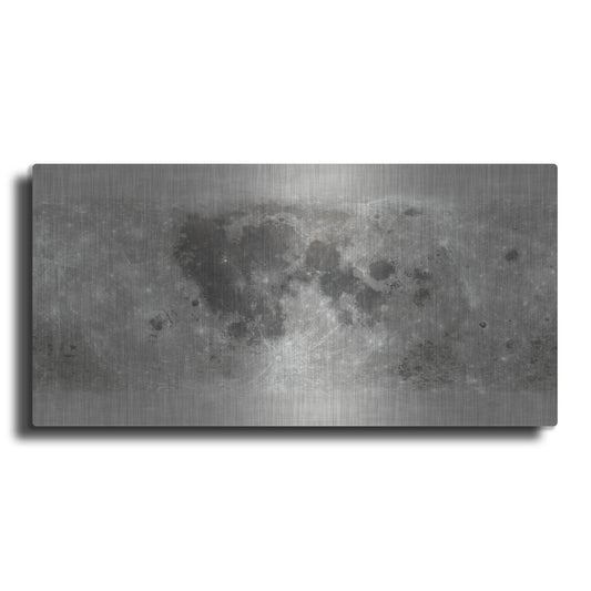 Luxe Metal Art 'Moon Map by NASA' by Luxe Portfolio, Metal Wall Art