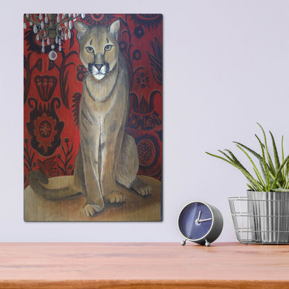 Luxe Metal Art 'Best Cougar 2' by Catherine A Nolin, Metal Wall Art,12x16