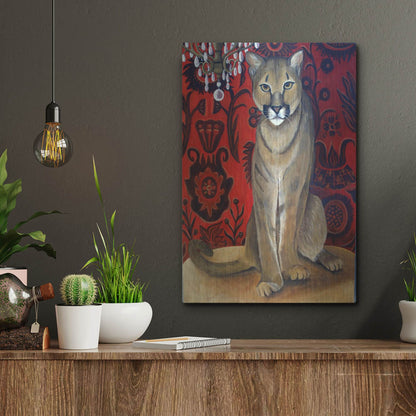 Luxe Metal Art 'Best Cougar 2' by Catherine A Nolin, Metal Wall Art,12x16