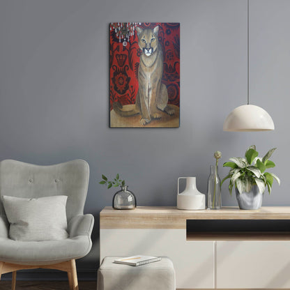 Luxe Metal Art 'Best Cougar 2' by Catherine A Nolin, Metal Wall Art,16x24