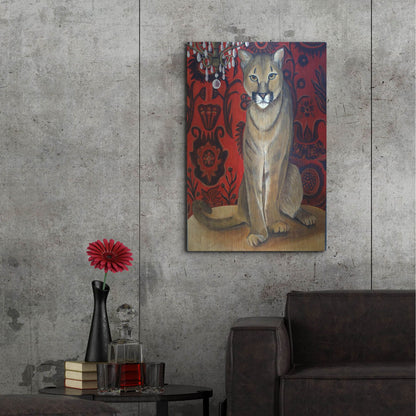 Luxe Metal Art 'Best Cougar 2' by Catherine A Nolin, Metal Wall Art,24x36