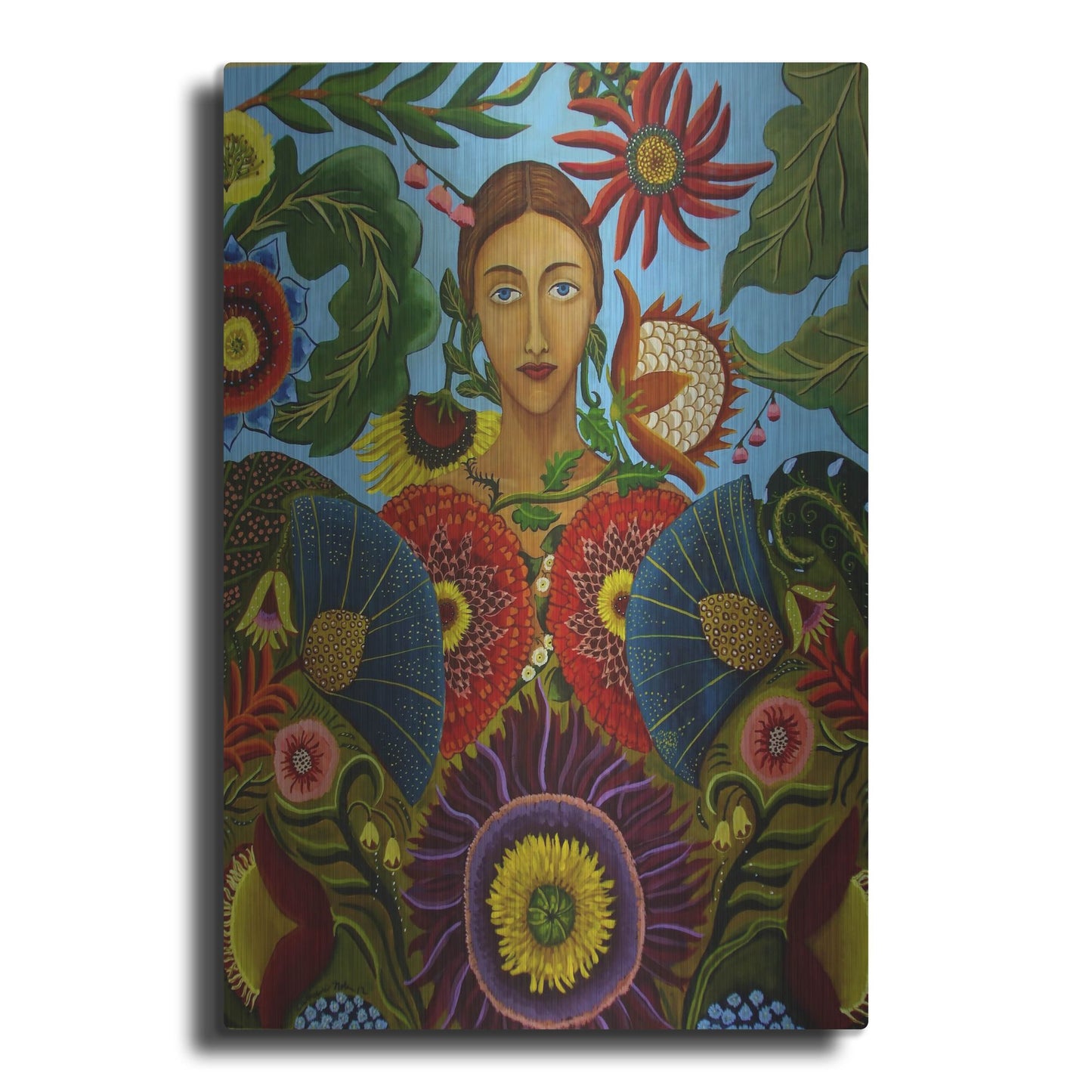 Luxe Metal Art 'Gaia' by Catherine A Nolin, Metal Wall Art