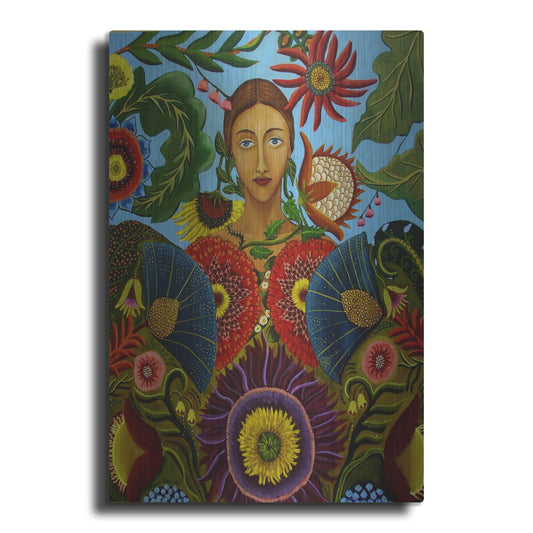 Luxe Metal Art 'Gaia' by Catherine A Nolin, Metal Wall Art