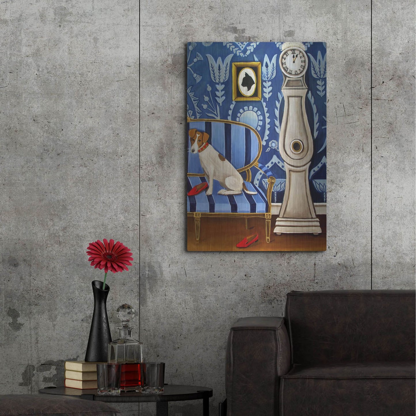 Luxe Metal Art 'Pradaj' by Catherine A Nolin, Metal Wall Art,24x36