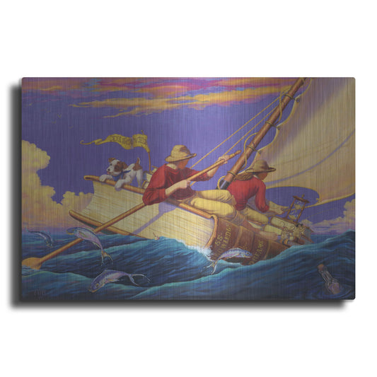 Luxe Metal Art 'Set Sail' by Christopher Nick, Metal Wall Art