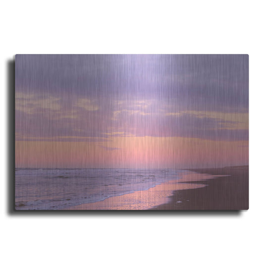 Luxe Metal Art 'After Sunset Beach' by Cora Niele, Metal Wall Art