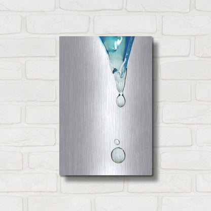 Luxe Metal Art 'Water' by Dana Brett Munach, Metal Wall Art,12x16