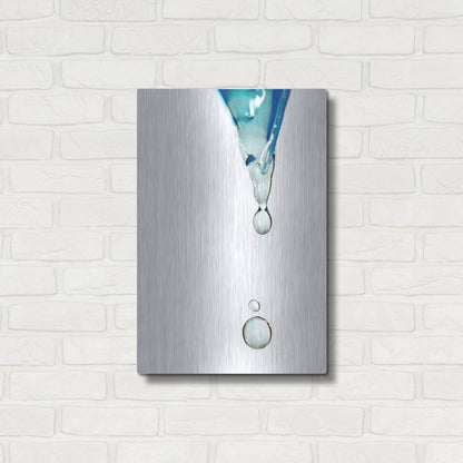 Luxe Metal Art 'Water' by Dana Brett Munach, Metal Wall Art,16x24