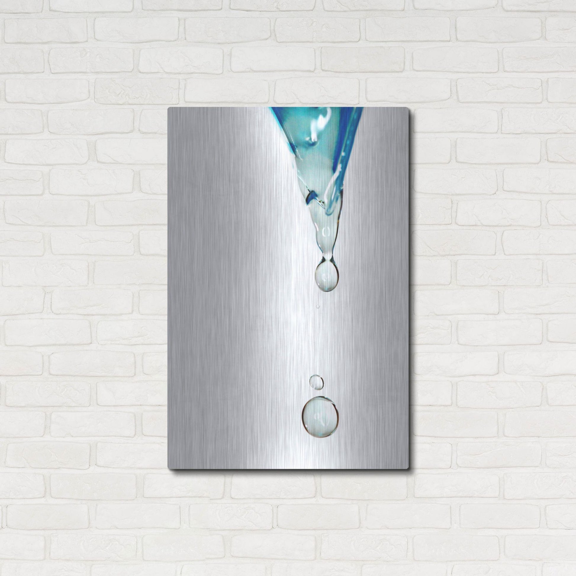 Luxe Metal Art 'Water' by Dana Brett Munach, Metal Wall Art,24x36