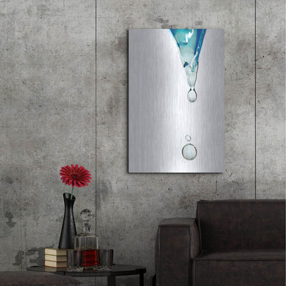 Luxe Metal Art 'Water' by Dana Brett Munach, Metal Wall Art,24x36