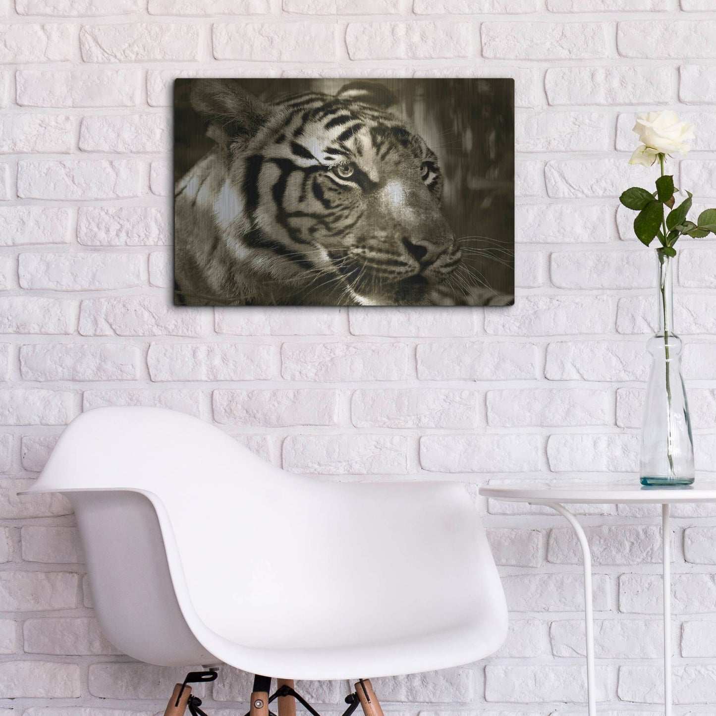 Luxe Metal Art 'Focus' by Dana Brett Munach, Metal Wall Art,24x16