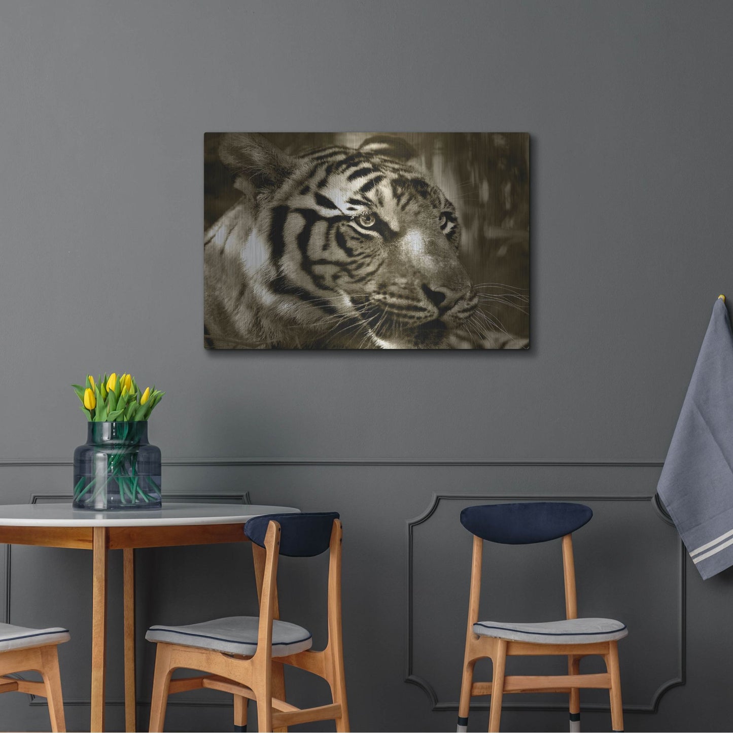 Luxe Metal Art 'Focus' by Dana Brett Munach, Metal Wall Art,36x24