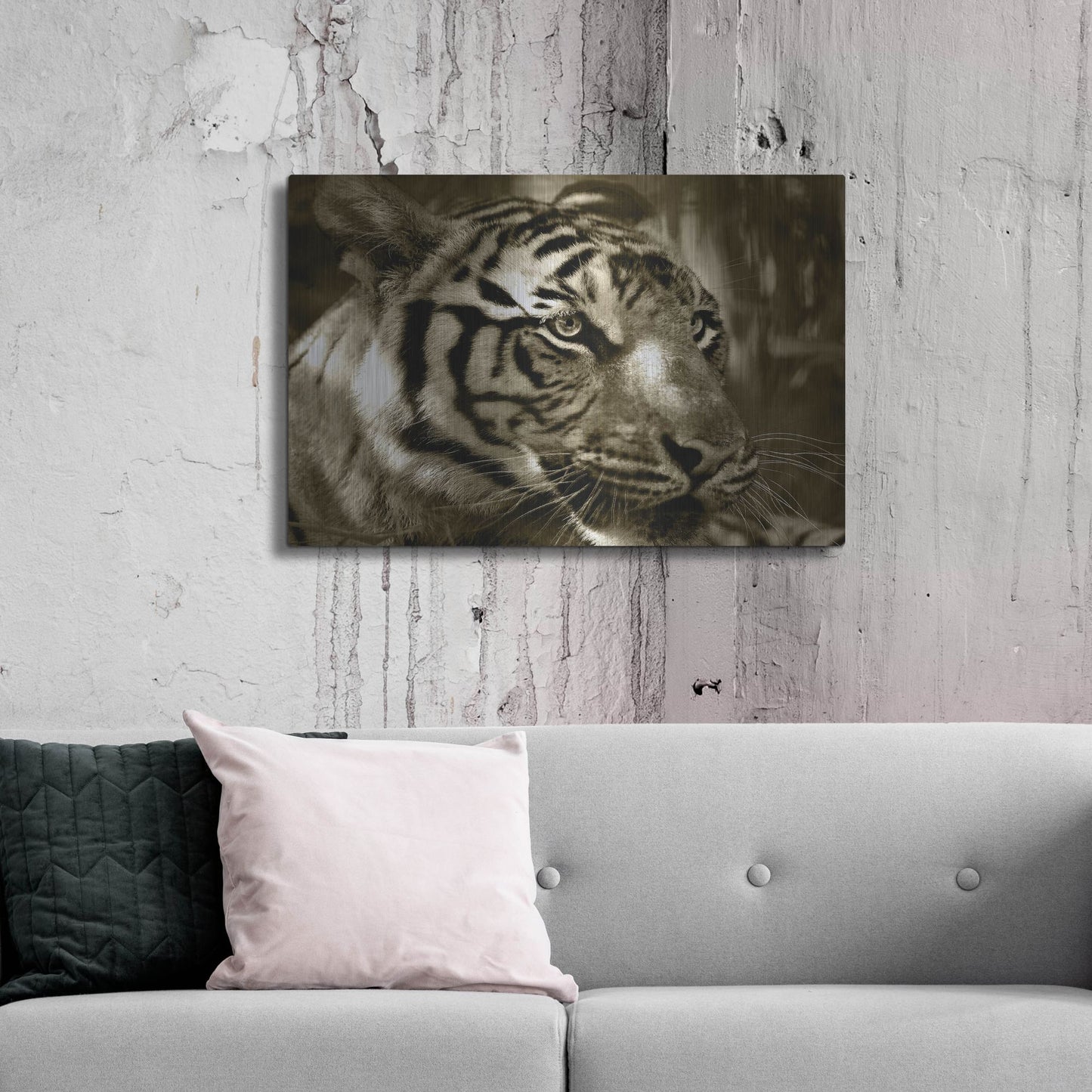 Luxe Metal Art 'Focus' by Dana Brett Munach, Metal Wall Art,36x24