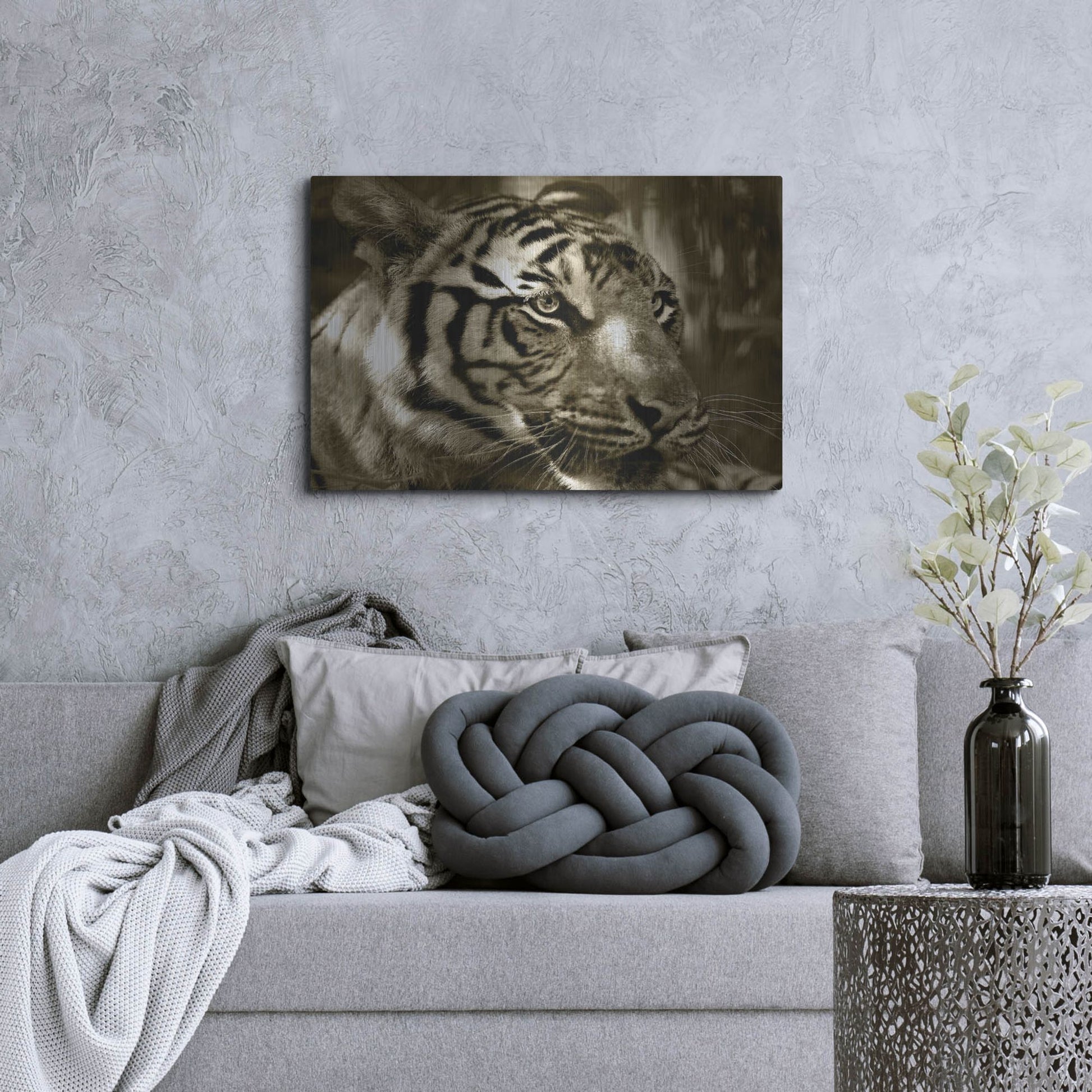 Luxe Metal Art 'Focus' by Dana Brett Munach, Metal Wall Art,36x24