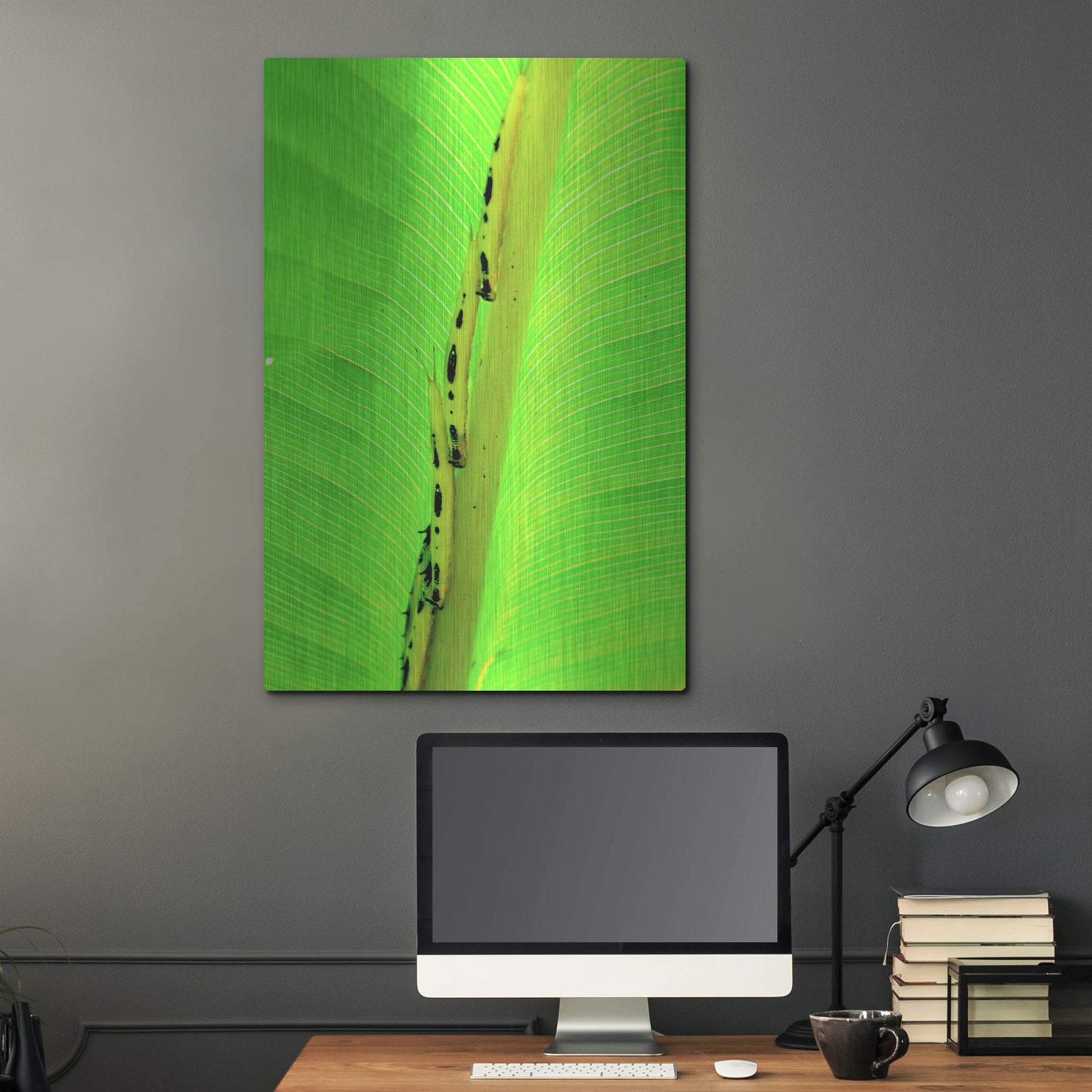 Luxe Metal Art 'Following The Leader' by Dana Brett Munach, Metal Wall Art,24x36