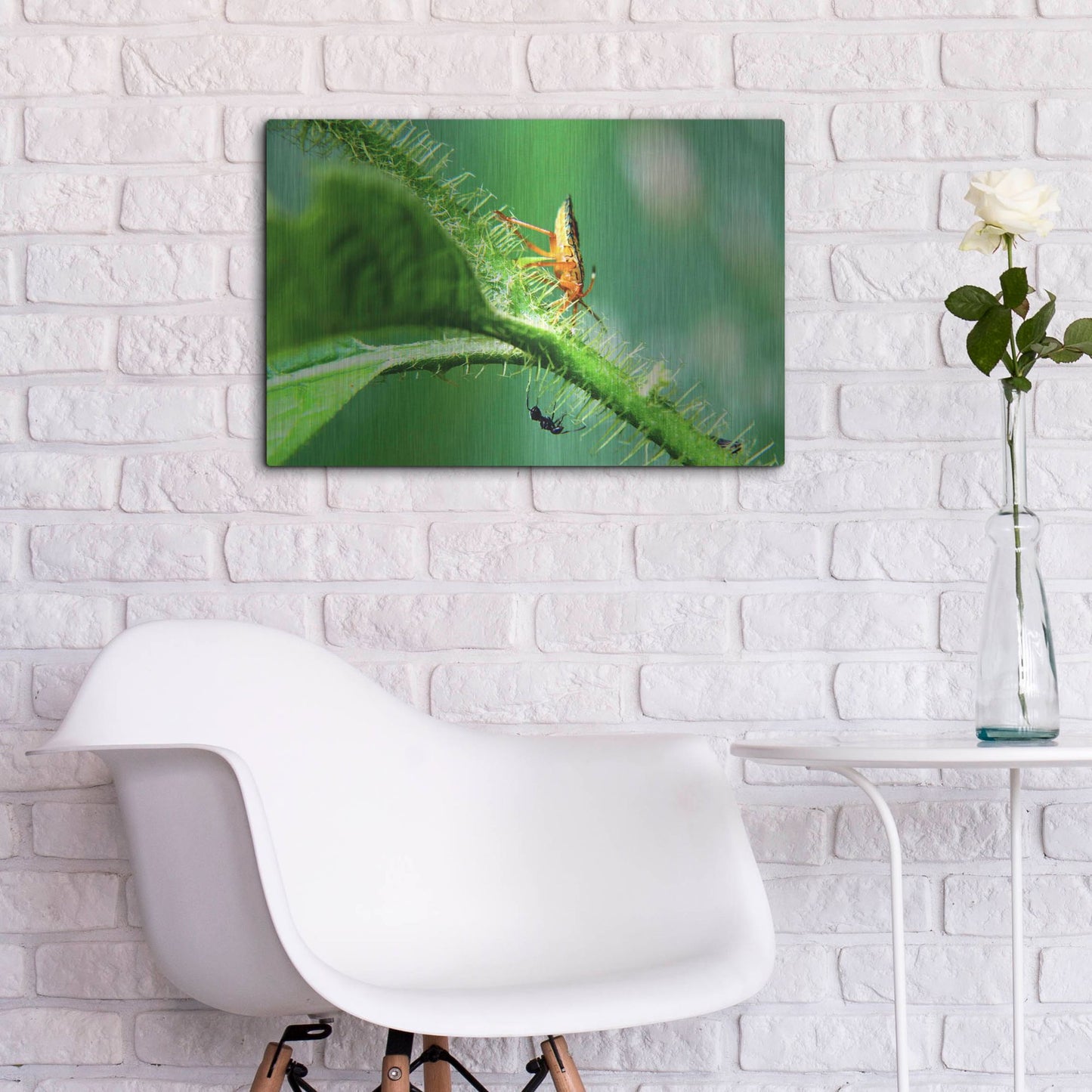 Luxe Metal Art 'Two Lane Highway' by Dana Brett Munach, Metal Wall Art,24x16