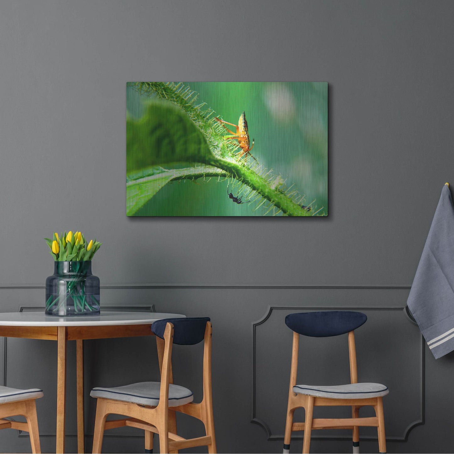 Luxe Metal Art 'Two Lane Highway' by Dana Brett Munach, Metal Wall Art,36x24