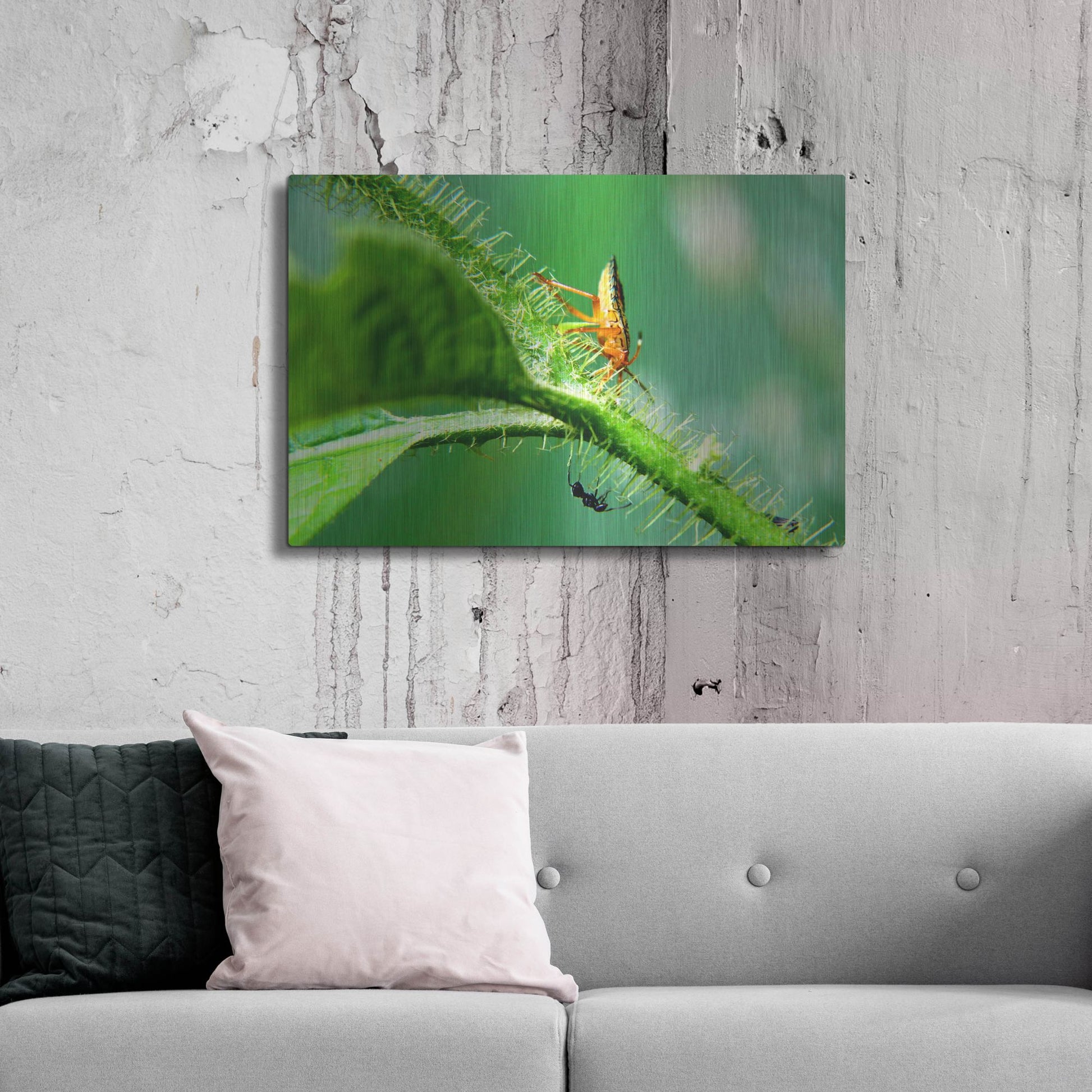 Luxe Metal Art 'Two Lane Highway' by Dana Brett Munach, Metal Wall Art,36x24