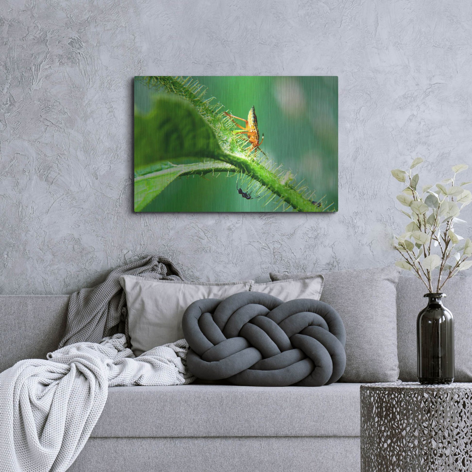 Luxe Metal Art 'Two Lane Highway' by Dana Brett Munach, Metal Wall Art,36x24