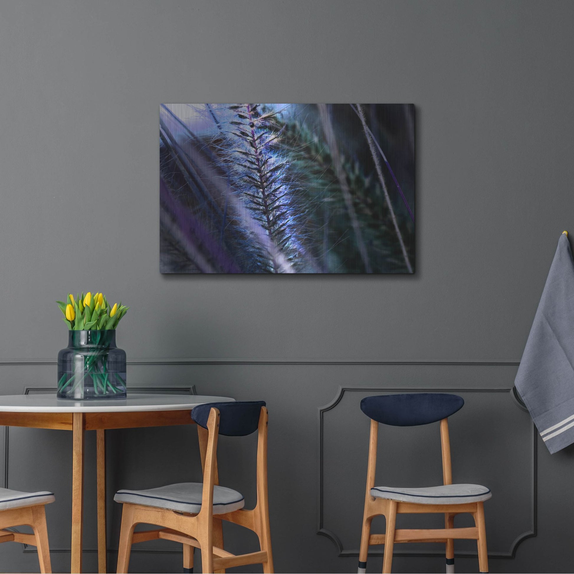 Luxe Metal Art 'Willow' by Dana Brett Munach, Metal Wall Art,36x24