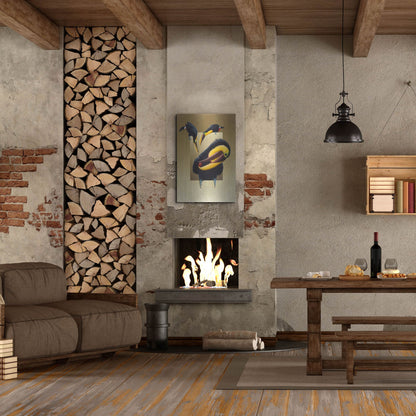 Luxe Metal Art 'Chestnut-Mandibled Toucans' by Harro Maass, Metal Wall Art,24x36