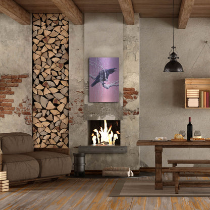 Luxe Metal Art 'Raven' by Harro Maass, Metal Wall Art,24x36