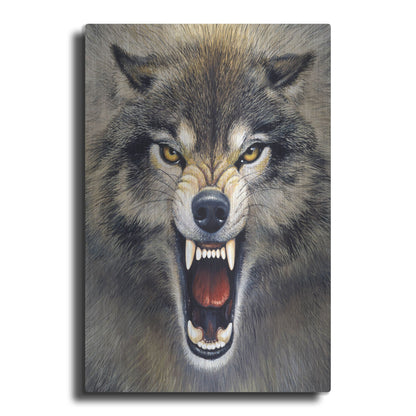 Luxe Metal Art 'Wolf' by Harro Maass, Metal Wall Art