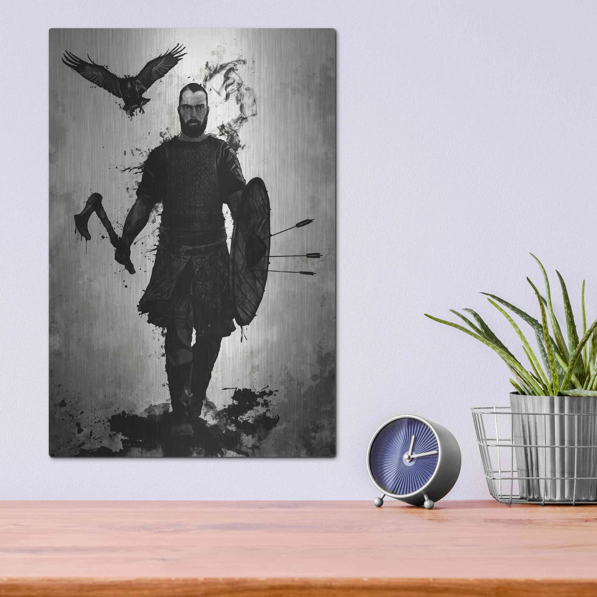 'To Valhalla' by Nicklas Gustafsson – Metal Wall Art, 12x16 room view